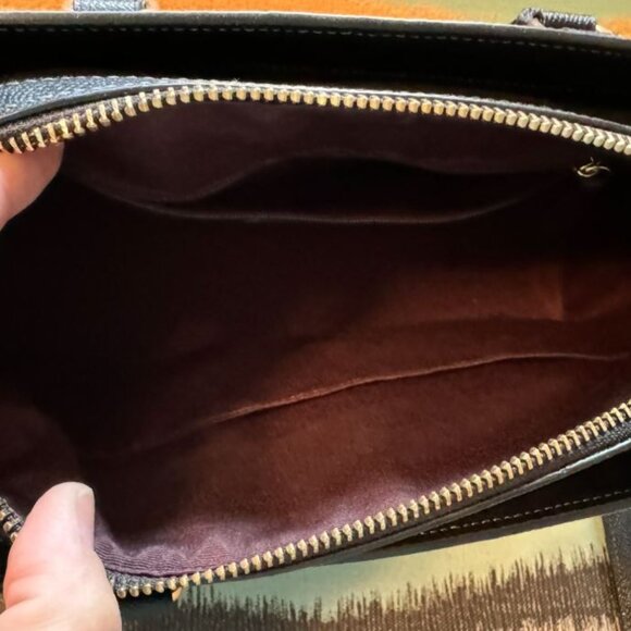 Coach Darcie Carryall Black Leather - Picture 2 of 2